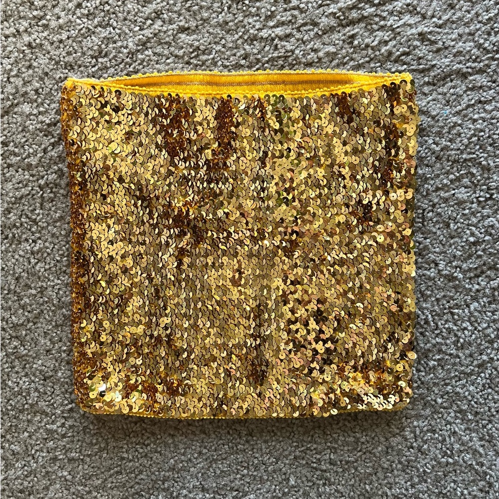 Gold Sequin Tube-Top💛